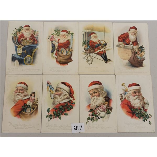 Santa Claus Holiday Christmas Postcards in Sets 23
