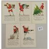 Image 2 : Santa Claus Holiday Christmas Postcards in Sets 23