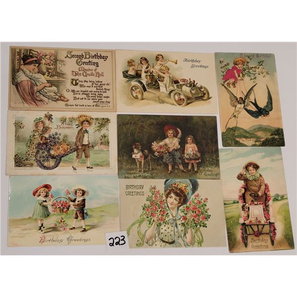 Birthday Holiday Greeting Postcards 60