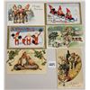 Image 1 : New Year Holiday Greeting Elves Postcards 21