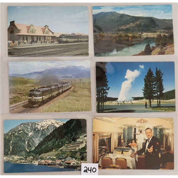 Northern Pacific Railroad Postcards Approx. 40
