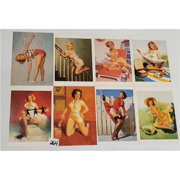Pin Ups Ladies Postcards 32