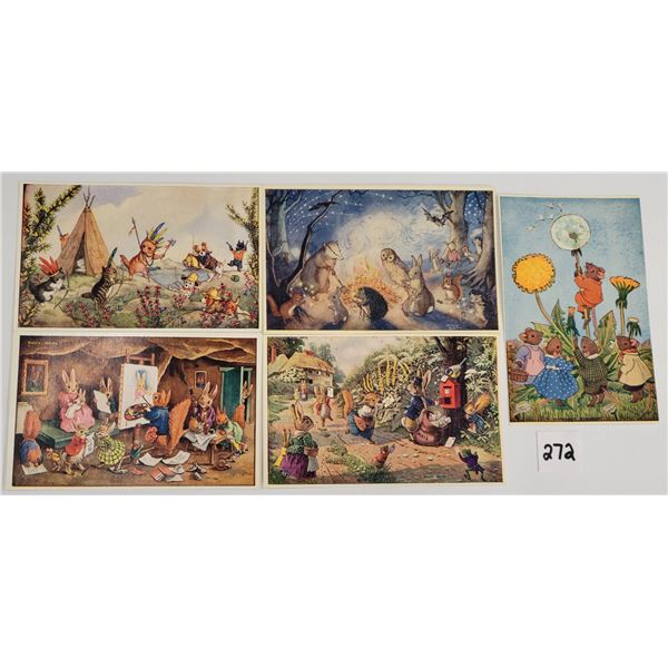 Medici Society Fantasy Animals, Woodland Creature Postcards Approx. 50