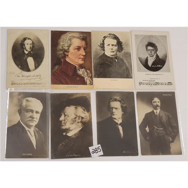 Music - Composers Approx. 30 Postcards