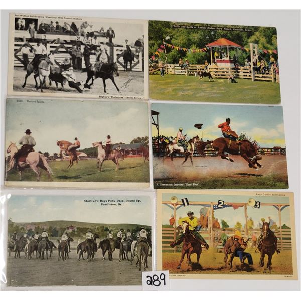 Western - Rodeo Approx. 45 Postcards