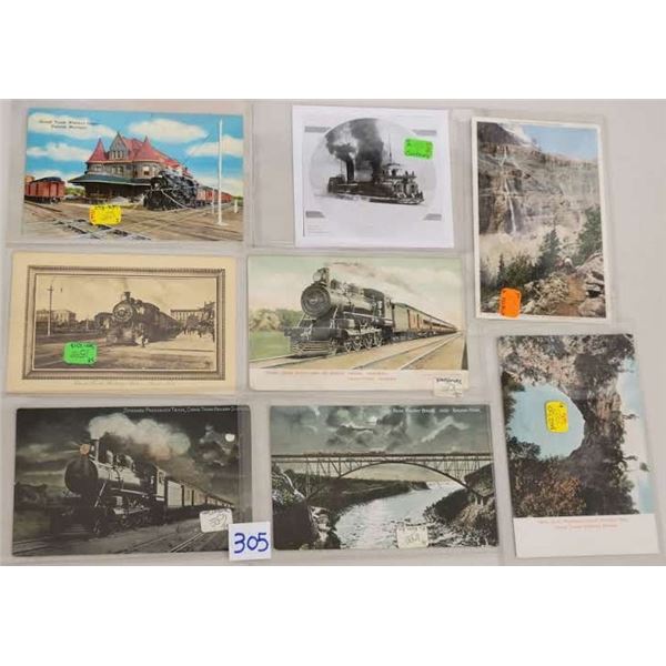 Grand Trunk Railroad Train Postcards 17