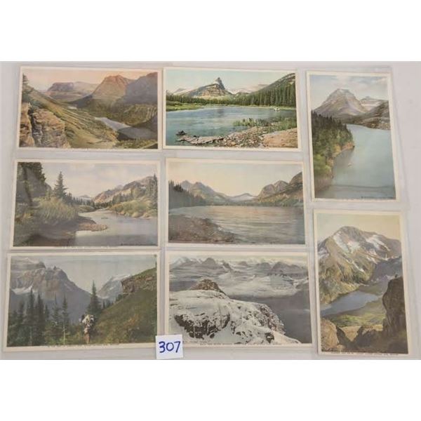 Glacier National Park 1909 Kiser "See America First" Postcards 13