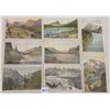 Image 1 : Glacier National Park 1909 Kiser "See America First" Postcards 13
