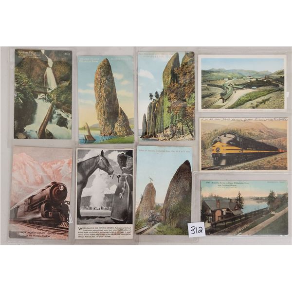 Transportation - Train Railroad Related Postcards Approx. 55