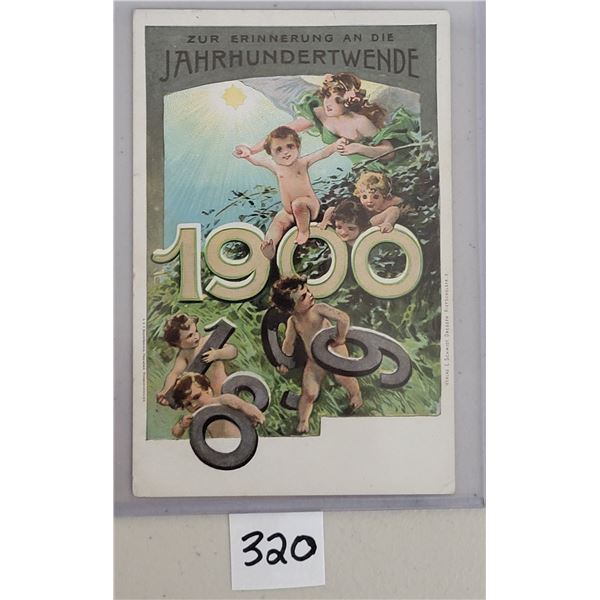 1900 Year date Postcard