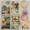 Image 3 : 1909 Year date Holiday Greeting Postcards 24