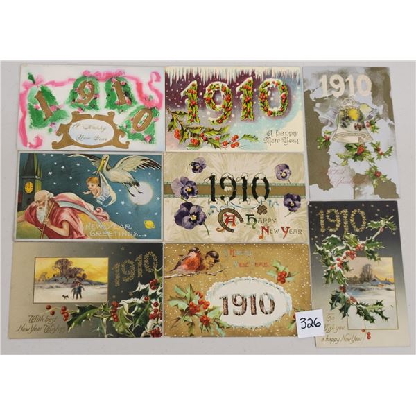 1910 Year date Greeting Postcards 25
