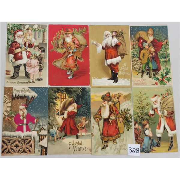 Santa Claus Christmas Holiday Greeting Postcards 22