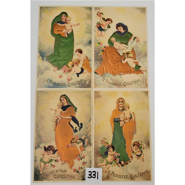 PFB Silk Religious Greeting Postcards 4