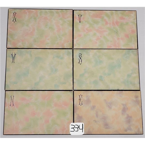 PFB "Letter" Greeting Postcards 10