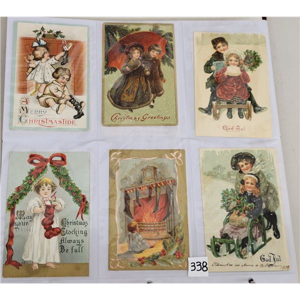 Christmas Children Holiday Greeting Album Approx. 185 Postcards