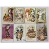 Image 1 : Santa Claus Non Red Suit Holiday Christmas Greeting Postcards 15