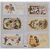 Image 1 : Christmas Children Greeting Holiday Album Approx. 150 Postcards