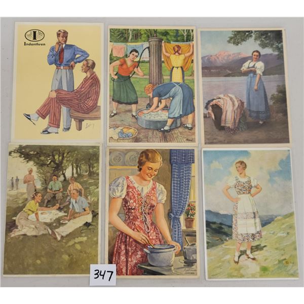 Advertising Indanthren Dye Postcards 6