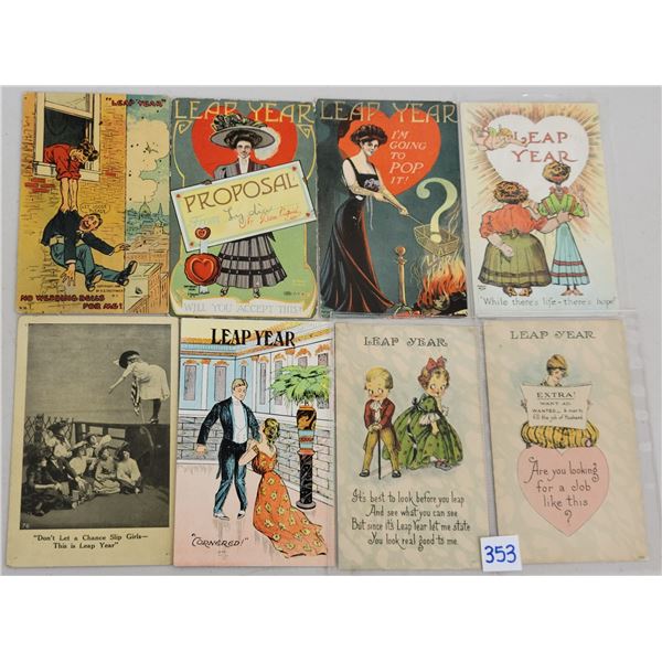 Leap Year Holiday Greeting Postcards 14