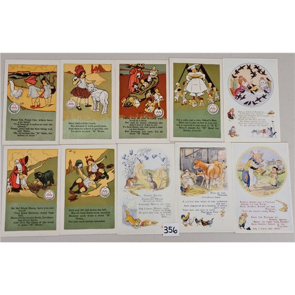 Nursery Rhymes & Elsie The Cow Set Postcards 20
