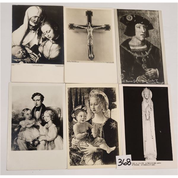 Real Photo Museum Art - Sculpture Postcards Approx. 130