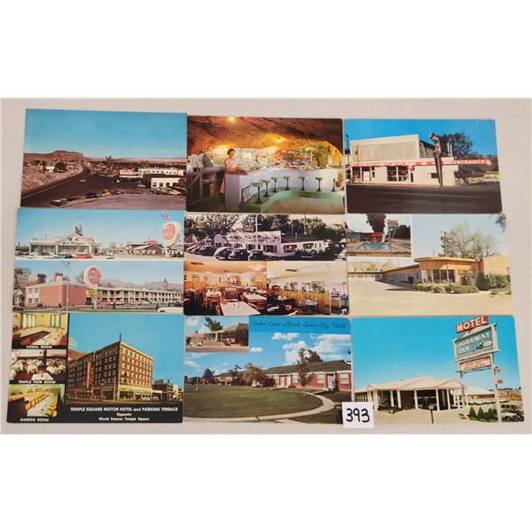 Utah - Mostly Roadside Postcards Approx. 60