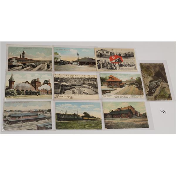 Transportation - Train, Depot, Trolley Postcards Approx. 45