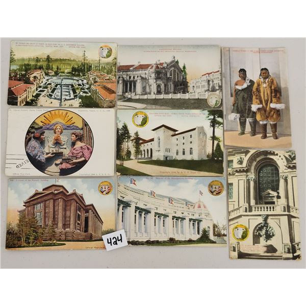 Alaska- Yukon Pacific Exposition 1909 Seattle 35 Postcards
