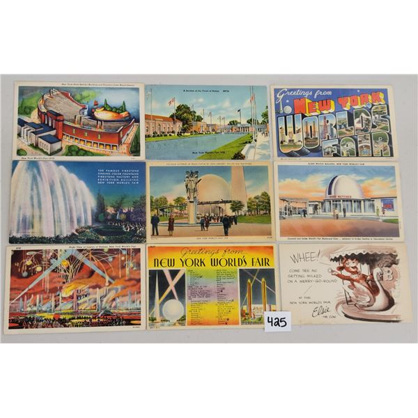 New York World's Fair 1940 Postcards 55+
