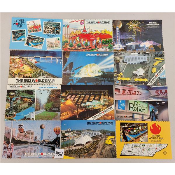 1982 World's Fair Knoxville, Tennessee Postcards 85
