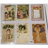 Image 8 : New Years Holiday Greeting Album Postcards Approx. 300