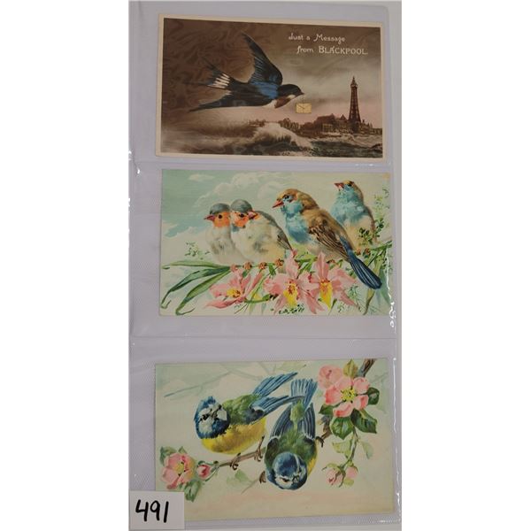 Greetings with Birds Postcards 85