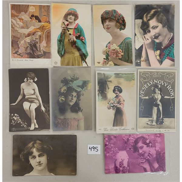 Ladies on Postcards Approx. 375