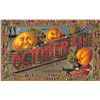 Image 1 : October 31st Halloween Greeting Pumpkin Head Postcard