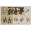 Image 3 : 30 Christmas Children Holiday Greeting Postcards