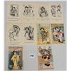 Image 1 : 9 Japanese Geisha Girl Greeting Postcards