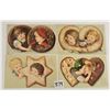 Image 2 : 8 Fantasy Cookie Face Greeting Postcards