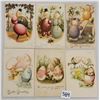 Image 2 : 12 Fantasy Egg Head Easter Holiday Greeting Postcards