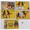 Image 1 : Group of 5 Gold Dust Twins Advertising Black Americana Postcards.