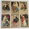 Image 1 : 6 PFB Christmas Children in Snow & Snowmen Postcards