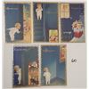 Image 1 : 5 The Night Before Christmas Children Santa Claus Holiday Postcards