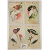 Image 1 : Set of 4 Christmas Clapsaddle Lady Holiday Postcards