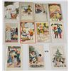 Image 1 : 11 Whitney Christmas Children Holiday Greeting Postcards