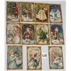 Image 1 : 11 Tuck Series 512 Santa Claus & Children Holiday Christmas Greeting Postcards