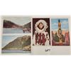 Image 1 : Alaska Collection of Famous "Photo-tint" View From Totem Igloo Curio Kodiak Postcards 47
