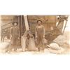 Image 1 : Real Photo 2 Men with Grain Machinery Postcard