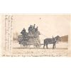 Image 1 : Real Photo Horse Drawn Wagon With Men & Chickens Delivery Postcard