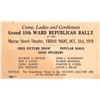 Image 1 : Republican Rally Murray Street Theatre Halloween Night 1919 Postal Card