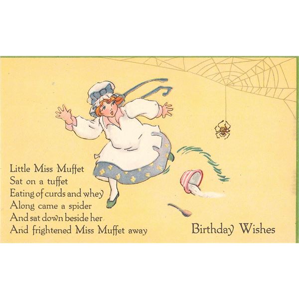 6 Children's Nursery Rhyme Postcard Greetings